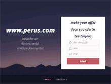 Tablet Screenshot of perus.com