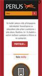 Mobile Screenshot of perus.cz